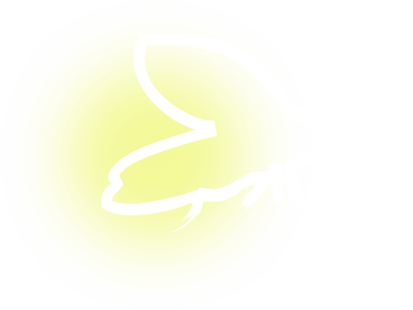Logo mit Glühwürmchen